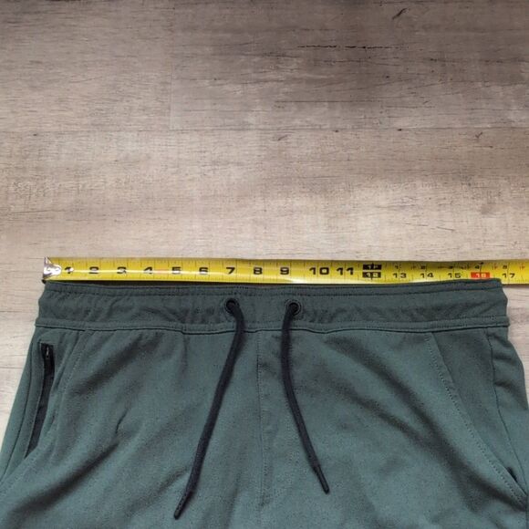 01 ALGO Quick Dry Performance Pants Joggers UPF 50 Moisture Wicking Green Medium - Picture 4 of 7